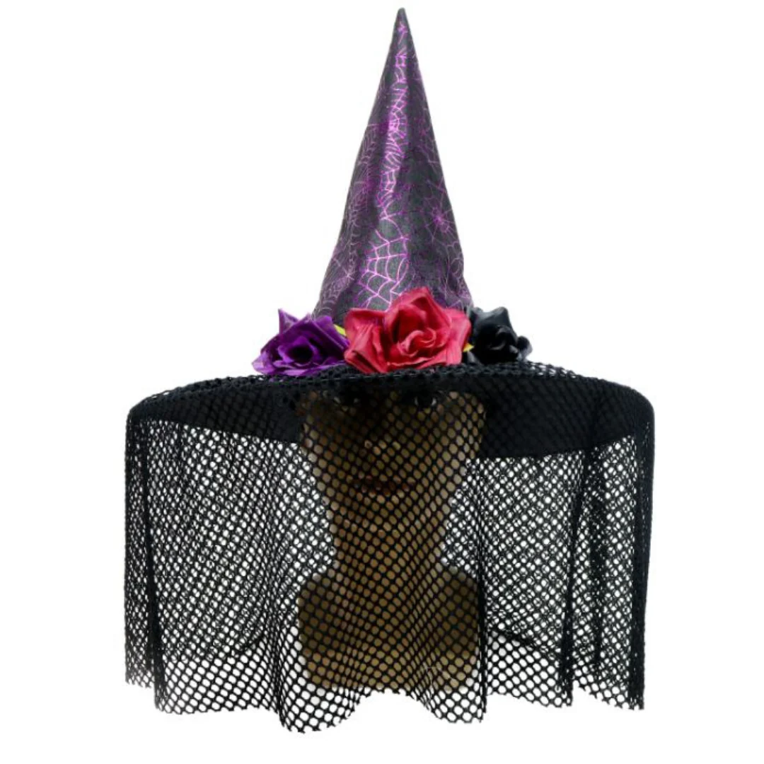 Deluxe Witches Hat With Trim Asstd - Image 4