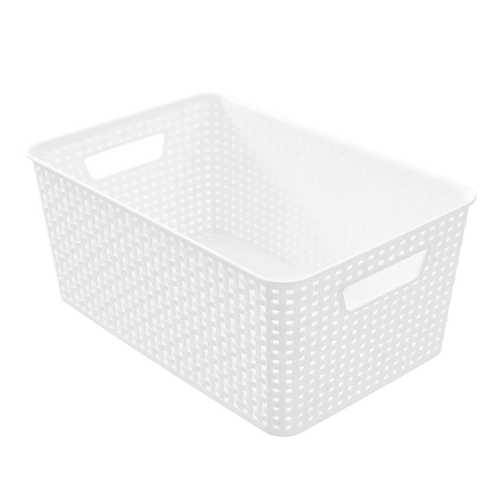WOVEN STORAGE BASKET 14L 39X26X16.5CM 3 ASSTD - Image 5