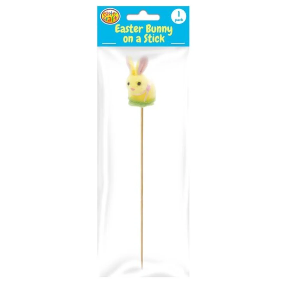 Yellow Bunny Decoration Pick