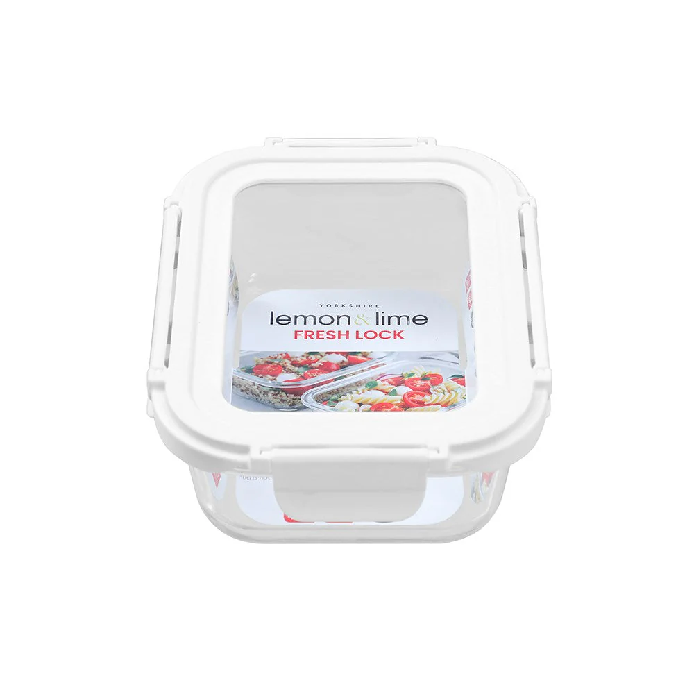 YORKSHIRE GLASS FRESH LOCK CONTAINER 650ML - Image 4